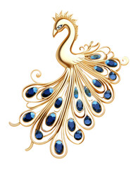 PNG Brooch of peacock accessories accessory jewelry - obrazy, fototapety, plakaty
