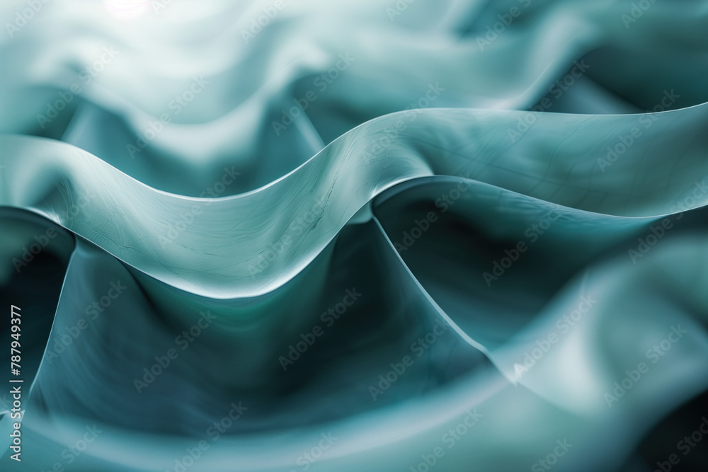 Poster Abstract background with a 3D surface. Hi-tech futuristic. Materials Science. Background image. Created with Generative AI technology.