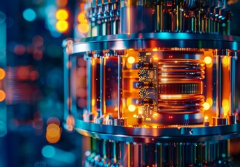 Quantum computing leverages quantum mechanics to perform complex calculations at speeds far beyond traditional computers, potentially revolutionizing fields like cryptography, drug discovery, and opti