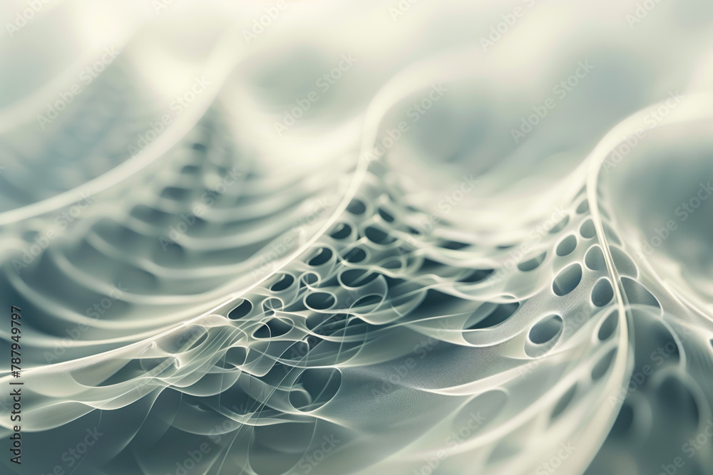 Poster abstract background with a 3d surface. hi-tech futuristic. materials science. background image. crea
