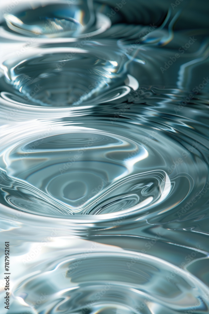 Poster abstract background with reflections and caustics. hi-tech. futuristic background image. created wit