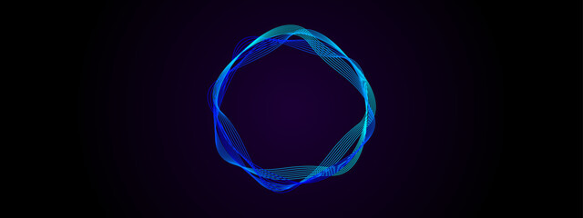 wave space background