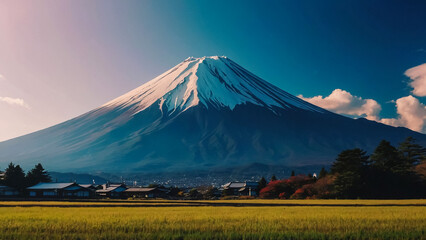 Fototapeta premium Vector illustration of beautiful landscape 