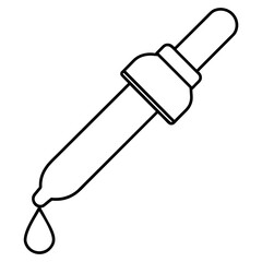 medicine dropper vector