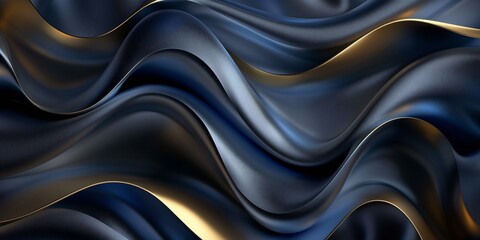 black and gold modern elegant luxury 3d abstract background.