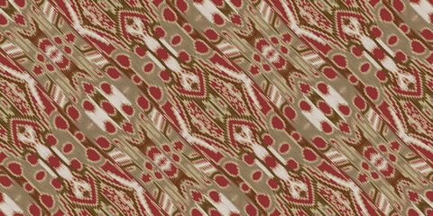 Gemetric ethnic oriental ikat pattern traditional Design for background,carpet,wallpaper,clothing,wrapping,batic,fabric,vector Decorative strip for textiles.