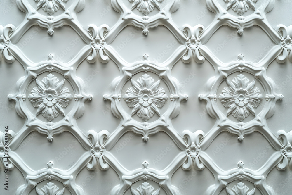 Poster sophisticated classical 3d pattern. ancient ornament. background image. created with generative ai t