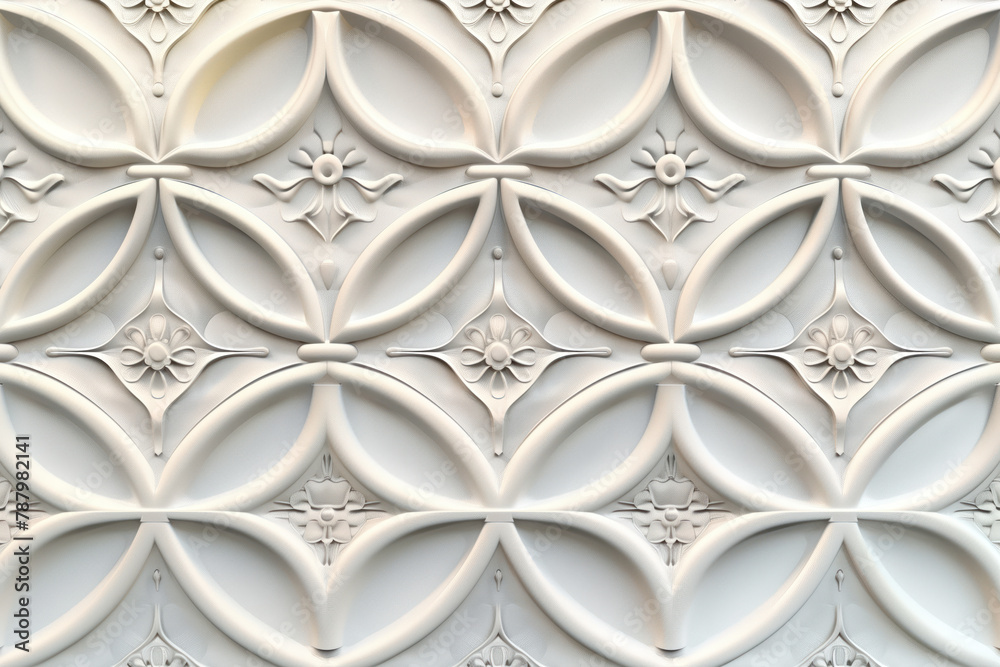 Poster sophisticated classical 3d pattern. ancient ornament. background image. created with generative ai t