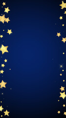 Magic stars vector overlay.  Gold stars scattered - 787983727