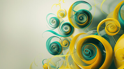 Lime and electric blue on maroon, adorned with fuchsia, depict the exuberant essence of digital artistry.