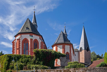 Wallfahrtskirche in Hessenthal, Ortsteil von Mespelbrunn im fränkischen Spessart im Freisraat...