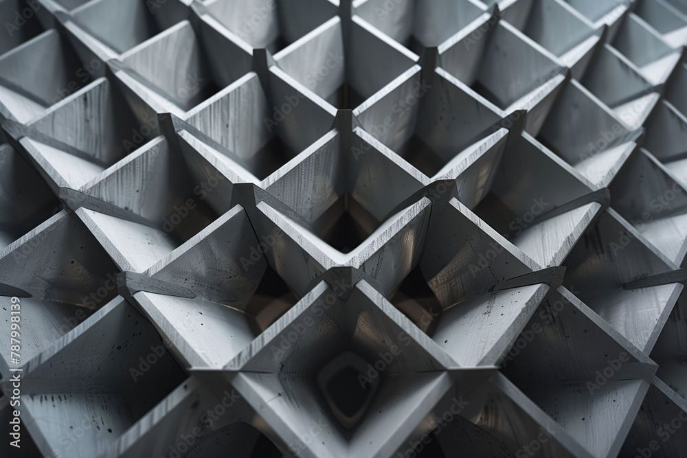 Poster sophisticated abstract 3d pattern. brutalist style. background image. created with generative ai tec