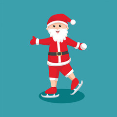 Santa Claus Character Design Illustration
