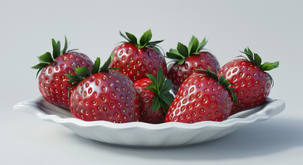 strawberries in a bowl