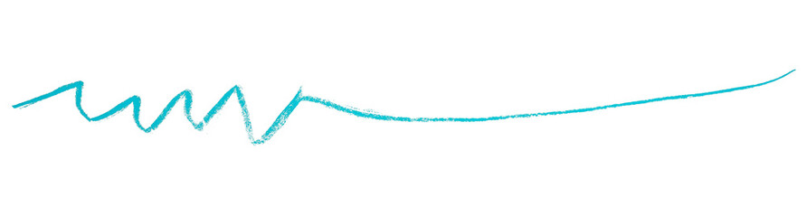 light blue pencil strokes isolated on transparent background