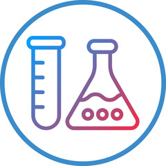 Vector Design Chemical Laboratory Icon Style