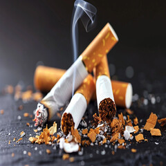Cigarettes are harmful to health, causing various diseases and reducing overall well-being.