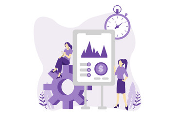 Business Marketing Flat Design Illustration