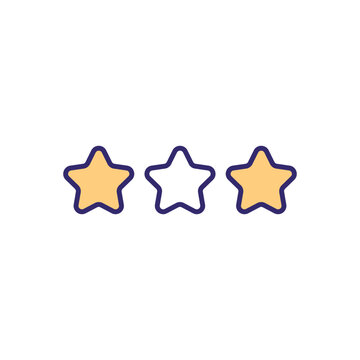 Star Rank vector icon