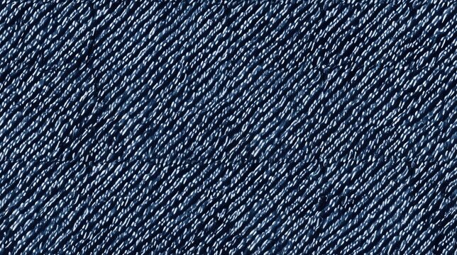 seamless texture of denim fabric with a sturdy, twill weave and a classic blue color