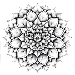 abstract flower background art desgin pattern ai generative 