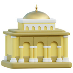 Fototapeta premium Sparkling Gold Mosque