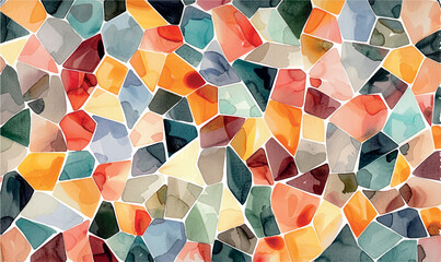 abstract colorful glass watercolor background pattern