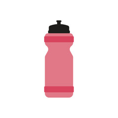 Sports bottle hydro flask water. Sport water bottle vector illustration colorful