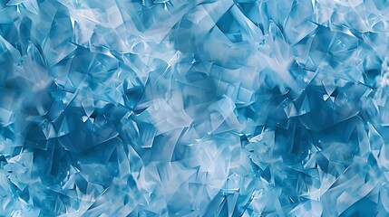 Crystalline Elegance - Geometric Ice Pattern Background - obrazy, fototapety, plakaty