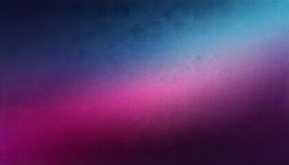 Dark blue purple grain texture gradient background magenta pink glowing color grainy poster. Generative AI.