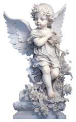 PNG The cherub little angels white background representation spirituality. AI generated Image by rawpixel.