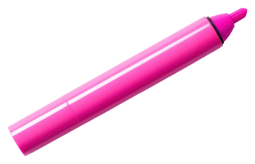 PNG  Pink marker highlighter cosmetics pen white background. AI generated Image by rawpixel.