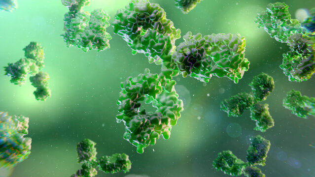 Antibody drugs, illustration