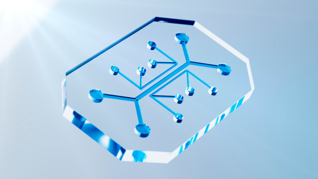 Microfluidic device, illustration