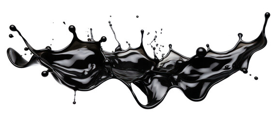 PNG Black liquid white background splattered simplicity. AI generated Image by rawpixel.