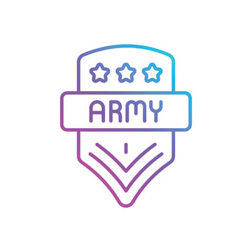 Army Badge vector icon