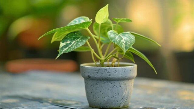 video Ivory Betel in a pot