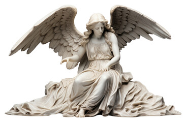 PNG Angel Statue angel statue white