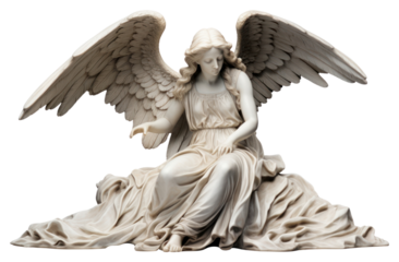 PNG Angel Statue angel statue white