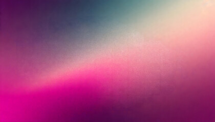 Retro grainy gradient banner background pink purple grain texture magenta glowing light blur.. Generative AI.