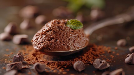 Chocolate mousse delicious gourmet - 788052360