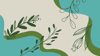 Background with color lines. Different shades and thickness. Abstract pattern. Vector illustration in a flat style