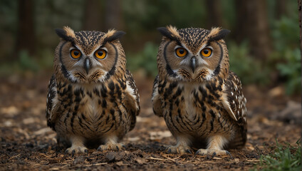 Fototapeta premium great horned owl