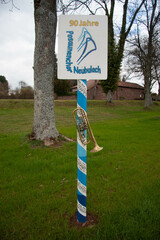 Kunstleitpfosten Neubulacher Vereine und Unternehmen für die Landesgartenschau 2012 in Nagold