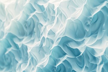 Obraz premium Beautiful futuristic Geometric background for presentation. Textured intricate 3D wall in light blue and white tones