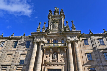 Santiago de Compostela, Galizia, il Mosteiro de San Martiño Pinario - Spagna