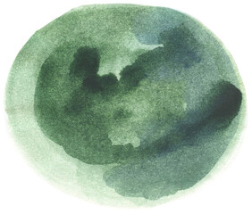 Watercolor abstract spot. Watercolor hand-drawn color brush strokes texture. Watercolor print for textile, wallpaper, wrapping. Watercolor minimalistic shape.
