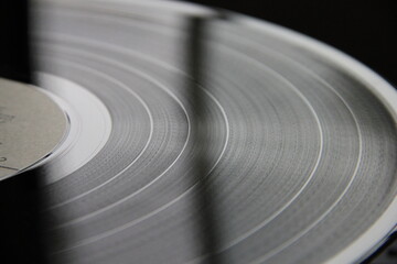 close up of a vinyl record