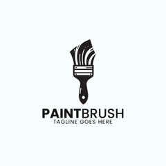 Paint Brush and Painting company logo design 