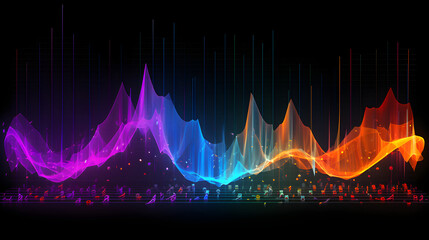 Visual Representation of Hertz (Hz) in Musical Notes - Blend of Sound and Science